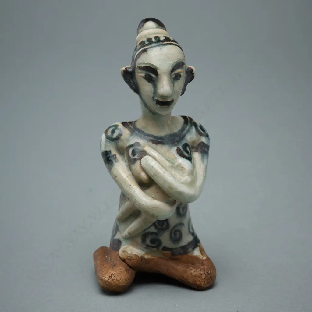 A Sawankhalok stoneware figure (tukatha), Image 1++
